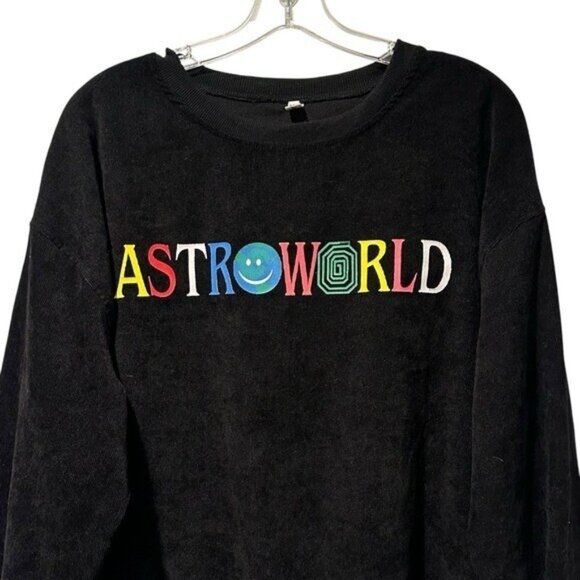 Travis Scott Astroworld M Sweatshirt Wish You Were Here Hip Hop Rap Tour Concert - Picture 2 of 8